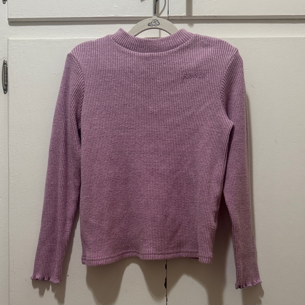 Roots Kids Lavender Ribbed Sweater
